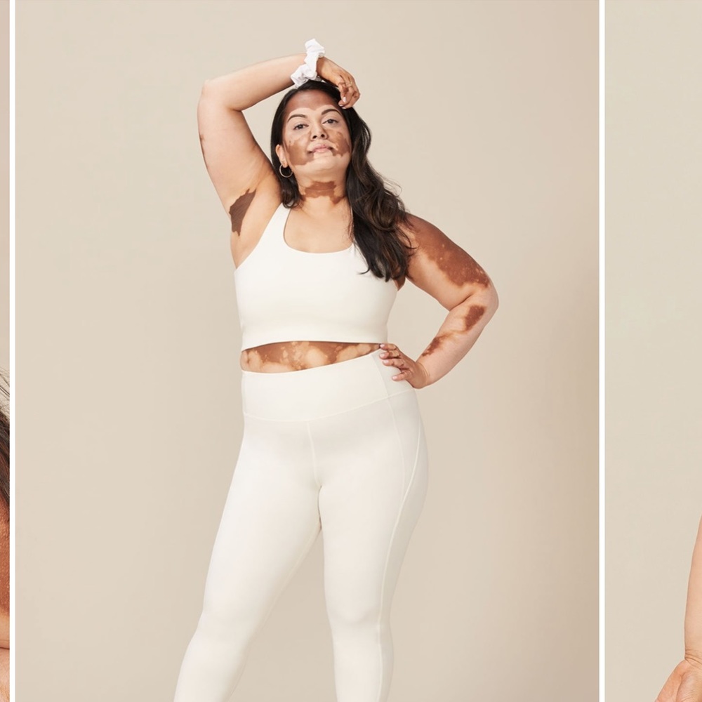 Girlfriend Collective white Paloma bra